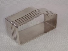 François Frionnet rond de serviette métal argenté art déco