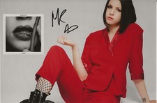 Authentique autographe sur photo : Marina Kaye ( 19 x 12,5 )