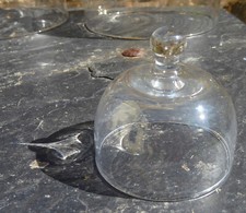 Petite cloche fromage patisserie dessert ancienne cristal anglais