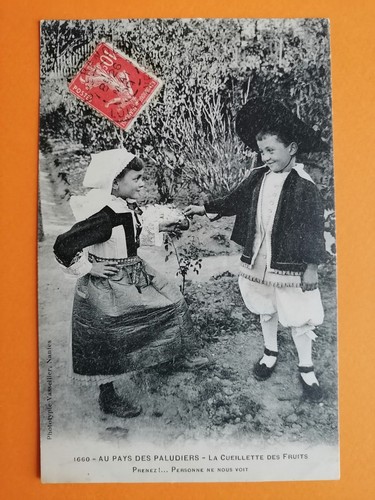 Cpa cachet guérande - cpa, enfants