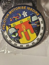 Insigne Ecusson Patch PVC Gendarmerie Peloton Motorisé Issoire Obsolète 