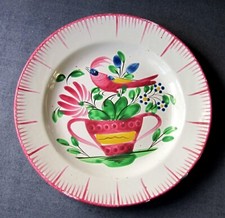 Ancienne Assiette Oiseau Les