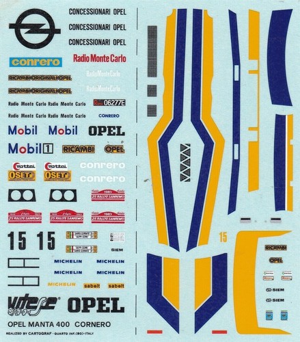Décalcomanie decals rallye - decals,