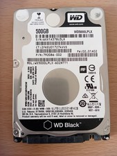 disque dur HDD 2,5 pouces Western digital black - 500 Go