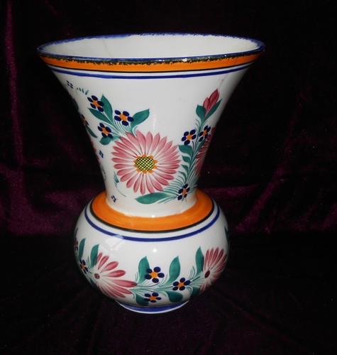 Vase ancien faïence de - vase,