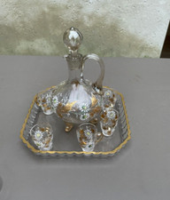 service à liqueur émaillé