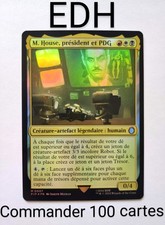 MTG Commander Deck Lancer de dé M. House Présidant et PDG 100 Cartes Magic EDH