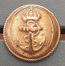 Bouton doré 19mm Officier de