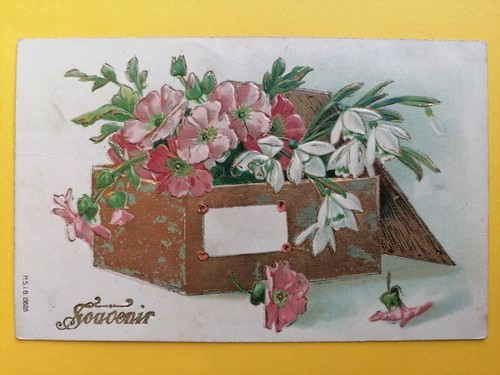 Cpa fantaisie fantasy fleurs - fantaisie,