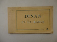 DINAN et la RANCE. 18 photographies ou cartes-postales anciennes sous serpentes 