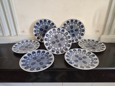 Rare Lot de 7 Assiettes à