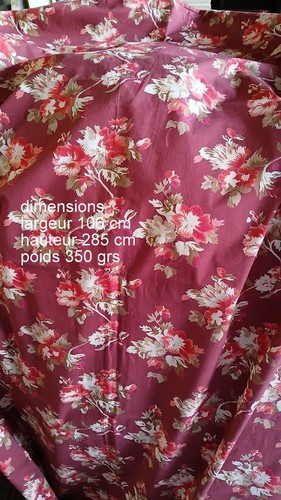 Rideau vintage tissu becquet - tissu,