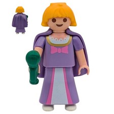 Playmobil figurine fille médiévale rose couche poupée château lâche
