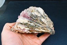 cristaux de Tourmaline bicolore melon d'eau  749g mineral collection