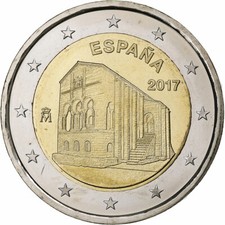 [#1221089] Spain, 2 Euro, Churches of the Kingdom of Asturias, 2017, Madrid, Bi-