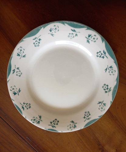 Assiette plate vintage
