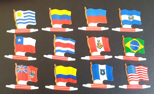 Drapeaux tole fer - 12,