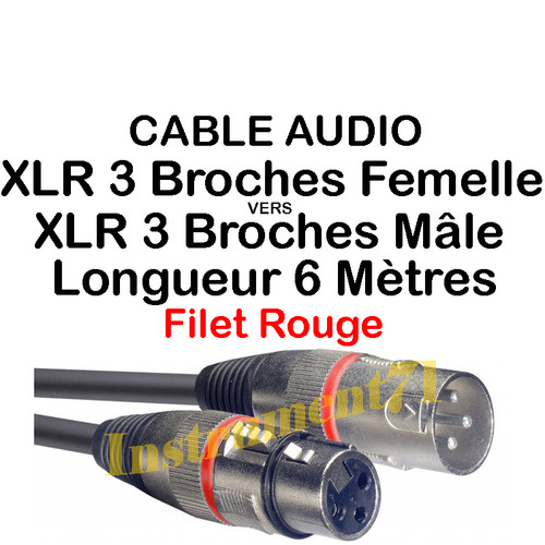Câble xlr mâle - câble,