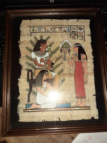 Tableau papyrus egypte - papyrus,