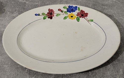 Plat ovale céramique - en,
