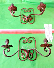 LOT 2 PAIRES DE LAMPES