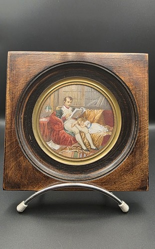 Miniature ancienne ovale - , –