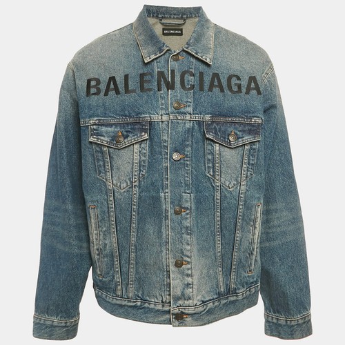 Veste oversize denim brodé - en,
