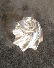 Bougeoir en cristal de