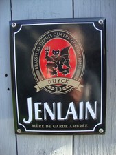 Plaque émaillée jenlain - émaillée,
