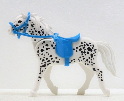 Cheval blanc noir moule - blanc,