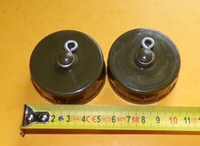 BOUCHON POUR GOURDE DE L'ARMEE FRANCAISE EN LOT DE 2 , ETAT NEUF VOIR PHOTOS .