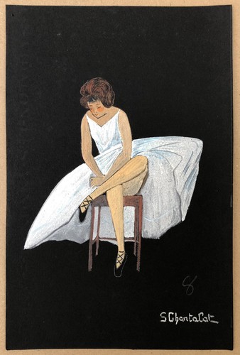 Dessin original art déco - dessin,