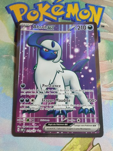 Carte pokemon absol obf - carte,