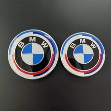 Logo coffre +capot 82mm+74mm BMW Série1,2,3,4,5 E36 E46 x5 x6