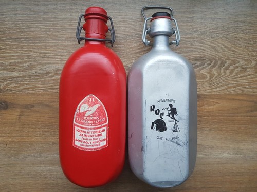 Lot ancienne gourde - , bouteille