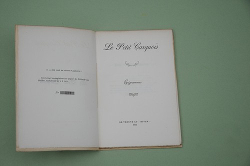 Poésie epigrammes petit - epigrammes,