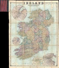 1885 Large Bacon Pocket Map of