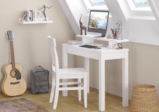 Table blanc lavé - , avec