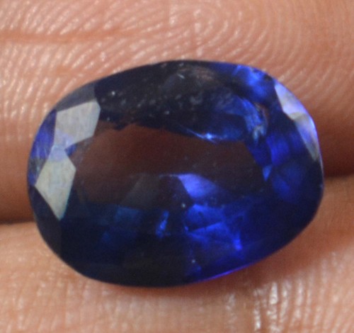 Saphir bleu oval - de, ct/10