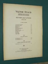 Partition Piano Victor STAUB