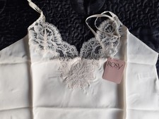 caraco en soie vintage ROSY  /