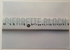 PIERRETTE BLOCH - Carton d invitation - 2002