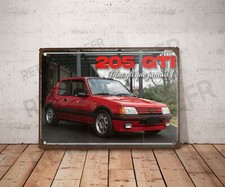 Plaque métal vintage peugeot