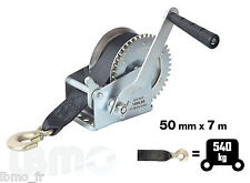 Treuil Manuel à sangle 540 kg - 7 m - pour bateau quad -  Ribitech PRTRM540S