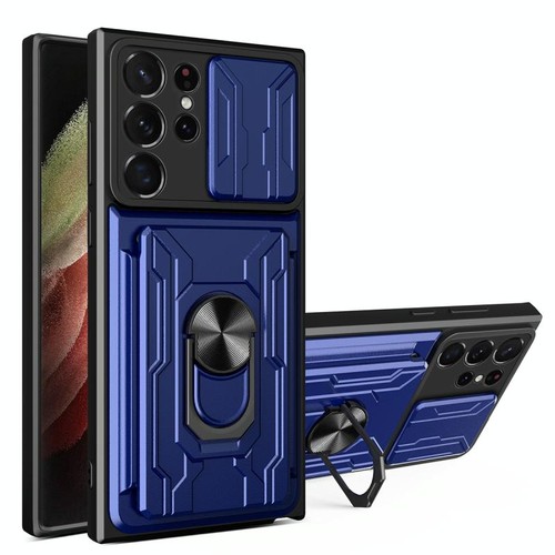 étui coulissant tpu pc bleu - Étui, +