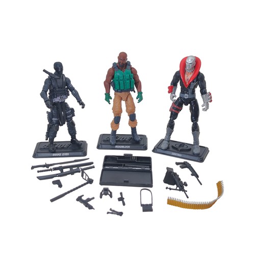 Lot 3 figurines joe - lot,
