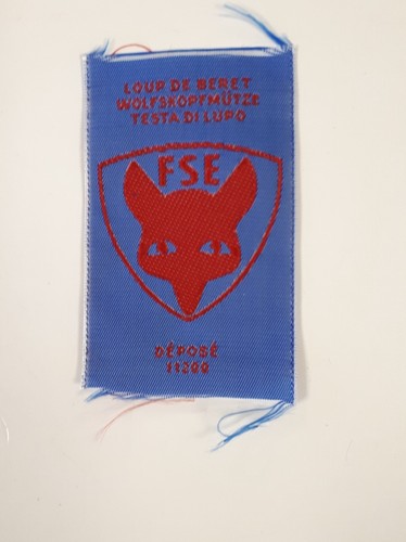 Ecusson scout loup beret - scout,