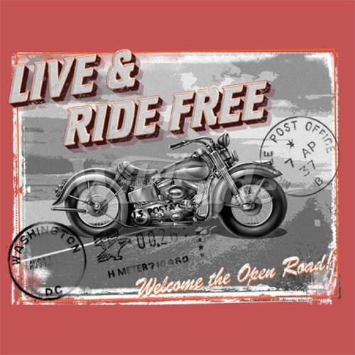Live ride free vintage bike - live,