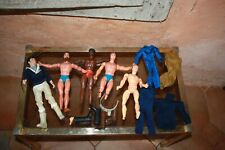 Lot groupe action Joe Gi Joe Mattel et sans marque 5 personnage loose action man