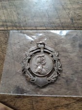 Médaille Gallia. Art Nouveau Metal Argenté